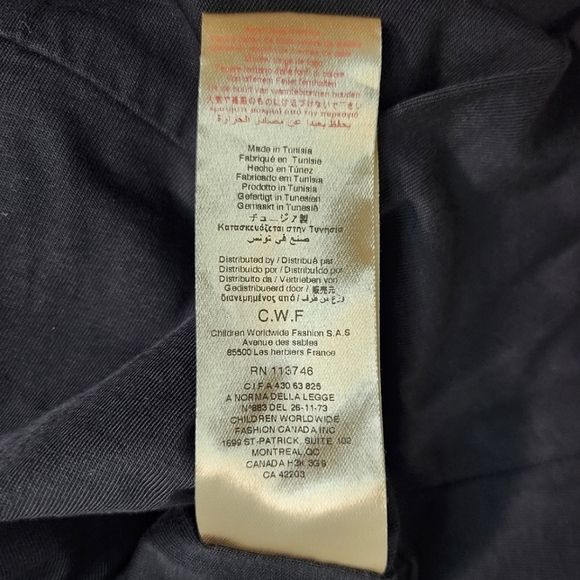 Burberry Girls Black Cotton Jacket, Size 4 ~ EUC - Picture 10 of 10